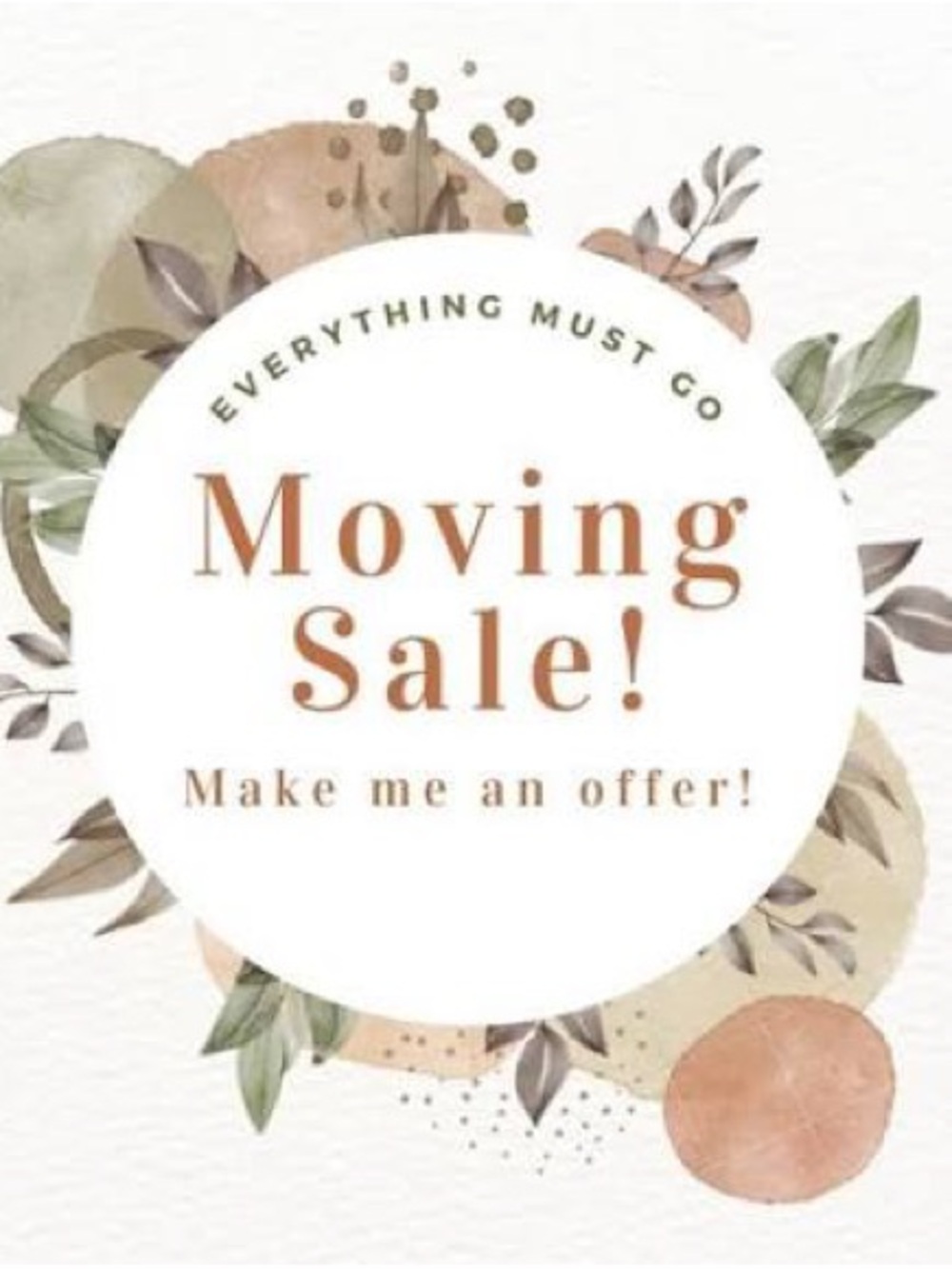 EVERYTHING MUST GO